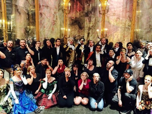 Photo Flash: Saturday Intermission Pics October 11 - MISS SAIGON Cast 'Steals' MAMMA MIA! and More! Image