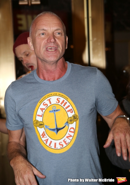 Photo Coverage: Sting & LAST SHIP Perform 'All Night Long' at the Stage Door Image