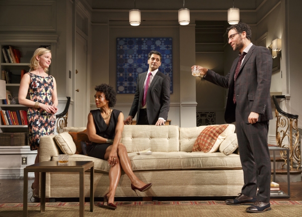 Photo Flash: First Look at Hari Dhillon, Gretchen Mol, Karen Pittman and Josh Radnor in Broadway's DISGRACED Image