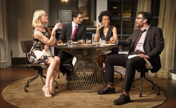 Photo Flash: First Look at Hari Dhillon, Gretchen Mol, Karen Pittman and Josh Radnor in Broadway's DISGRACED Image