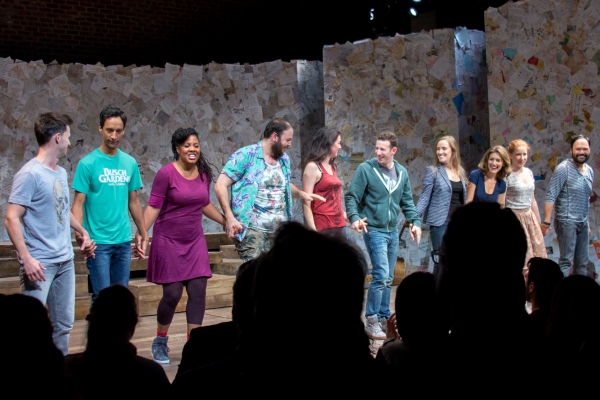 Photo Coverage: FOUND Cast Takes Opening Night Bows at Atlantic Theater Company! Image