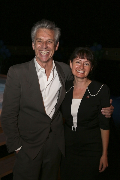 CTG Artistic Director Michael Ritchie and Culver City Mayor Meghan Sahli-Wells Photo