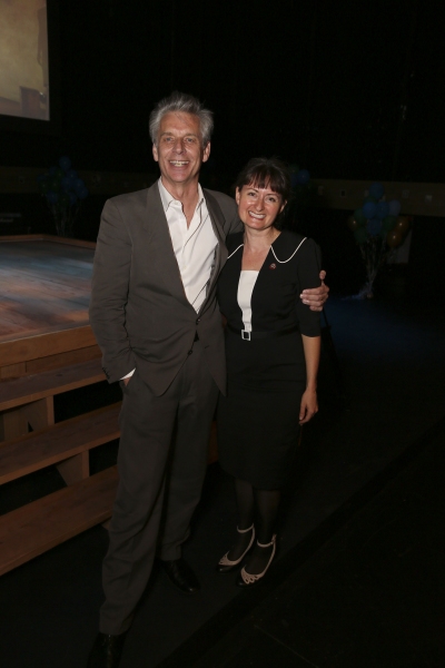 CTG Artistic Director Michael Ritchie and Culver City Mayor Meghan Sahli-Wells Photo