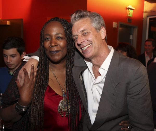 Playwright/performer Dael Orlandersmith and CTG Artistic Director Michael Ritchie Photo