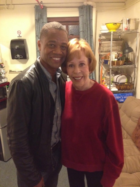 Photo Flash: Cuba Gooding, Jr. Visits Carol Burnett at Broadway's LOVE LETTERS Image