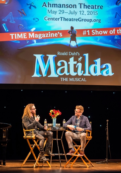 Photo Flash: Tim Minchin and Barrett Foa Talk MATILDA, Coming to CTG in 2015 Image