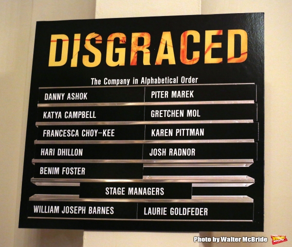 Photo Coverage: DISGRACED Company Takes Opening Night Bows at the Lyceum Theatre! Image