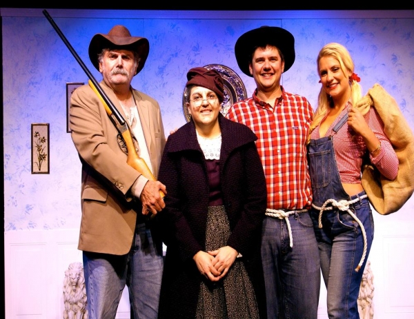 The Clampetts: Jed - Dave Wall; Granny: Kristin Ceneviva; Jethro - Rick Bennett; Elly Photo