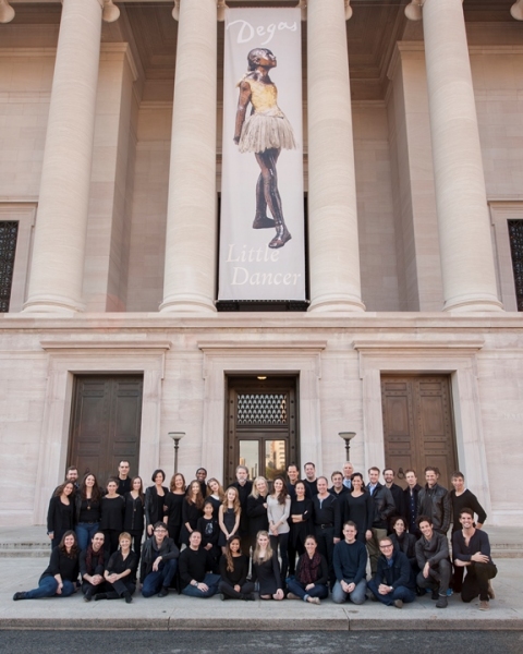 Photo Flash: The Cast of LITTLE DANCER Meets Original Degas Sculpure at the National Gallery of Art Image