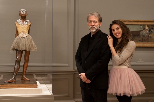 Photo Flash: The Cast of LITTLE DANCER Meets Original Degas Sculpure at the National Gallery of Art Image