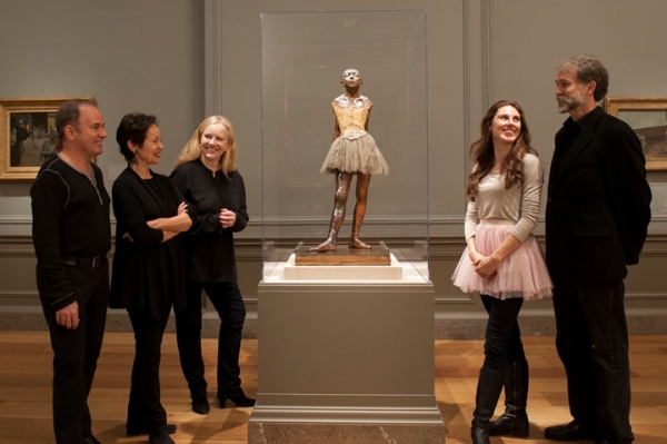 Photo Flash: The Cast of LITTLE DANCER Meets Original Degas Sculpure at the National Gallery of Art Image