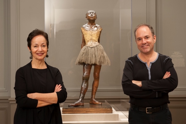 Photo Flash: The Cast of LITTLE DANCER Meets Original Degas Sculpure at the National Gallery of Art Image