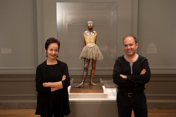 Photo Flash: The Cast of LITTLE DANCER Meets Original Degas Sculpure at the National Gallery of Art Image