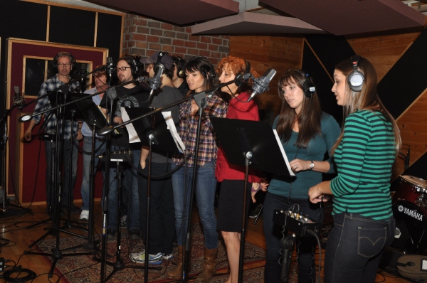 Exclusive Photo Coverage: ONCE Cast Comes A-Wassailing for Carols For A Cure! Image
