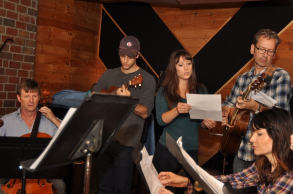 Exclusive Photo Coverage: ONCE Cast Comes A-Wassailing for Carols For A Cure! Image