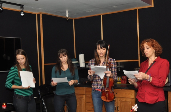 Exclusive Photo Coverage: ONCE Cast Comes A-Wassailing for Carols For A Cure!  Image