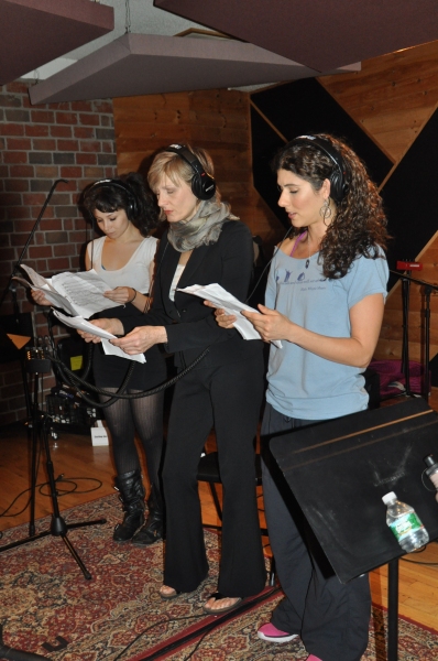 Exclusive Photo Coverage: In the Recording Studio with the MAMMA MIA! Cast for Carols For A Cure!  Image