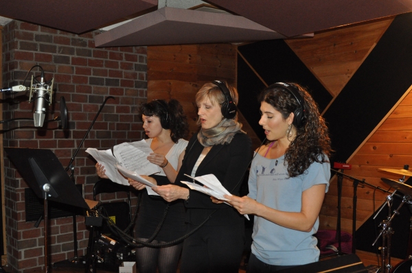 Exclusive Photo Coverage: In the Recording Studio with the MAMMA MIA! Cast for Carols For A Cure!  Image