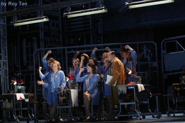 Photo Coverage: First Look at Gemma Arterton and More in West End's MADE IN DAGENHAM Image