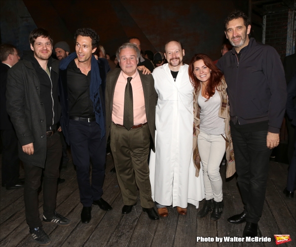 Michael Esper, Aaron Lazar, Fred Applegate, Jeremy Davis, Rachel Tucker and Jimmy Nai Photo