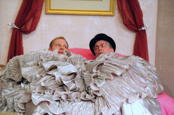 Photo Flash: First Look at Oyster Mill Playhouse's MOVE OVER, MRS. MARKHAM Image