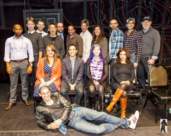 This yearÃ¢â‚¬â„¢s NAMT Festival writers. (standing l-r) Charles Vincent Burwell, James D. Sasser, Michael Kooman, Kevin So, Christopher Dimond, Kevin Merritt, Carl Johnson, Chana Wise, Aaron Jafferis, Peter Duchan, Duane Poole. (seated l-r) Sarah Hammond at 