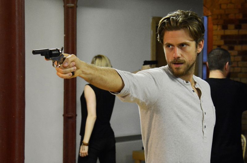 Photo Flash: In Rehearsal for Menier Chocolate Factory's ASSASSINS with Aaron Tveit, Catherine Tate & More! 