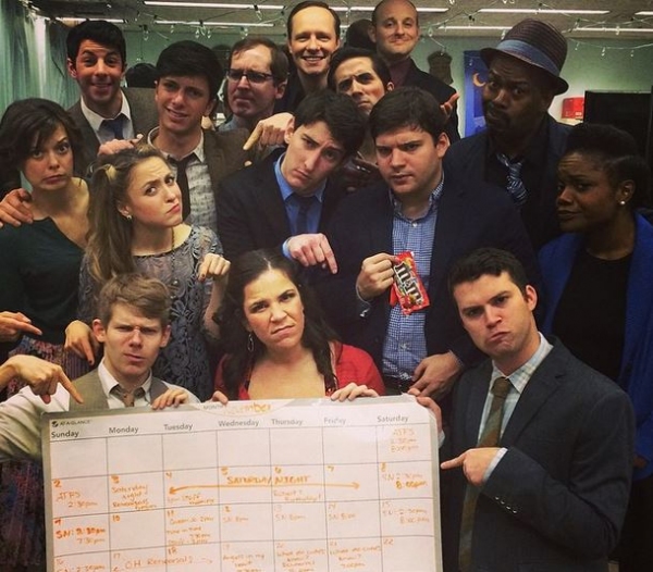 Photo Flash: Saturday Intermission Pics November 8- SATURDAY NIGHT Cast Takes First SIP and More! Image