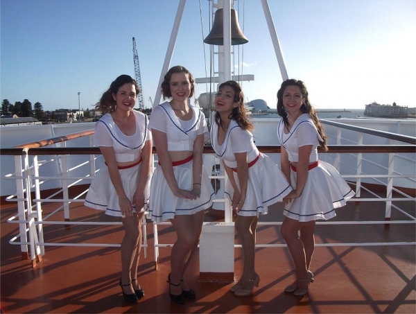 Kathleen Del Casale, left, Hayley Currie, Kiara Macri and Aleisha Archer play The Ang Photo