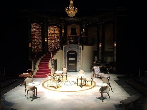James Noone's amazing set photographed by our production assistant, Logan Shiller. Photo