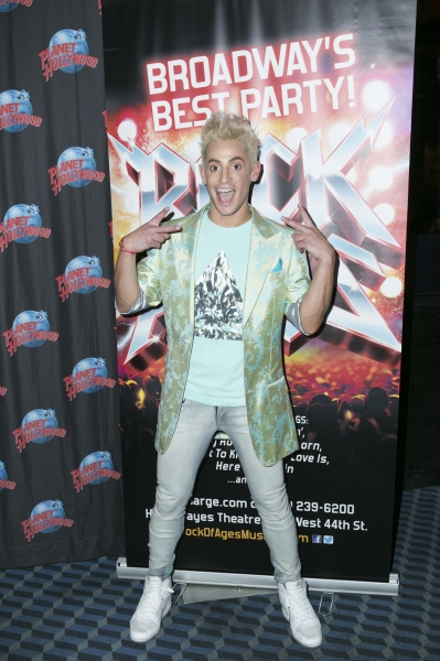 Photo Coverage: BIG BROTHER's Frankie J. Grande Joins Broadway's ROCK OF AGES! Image