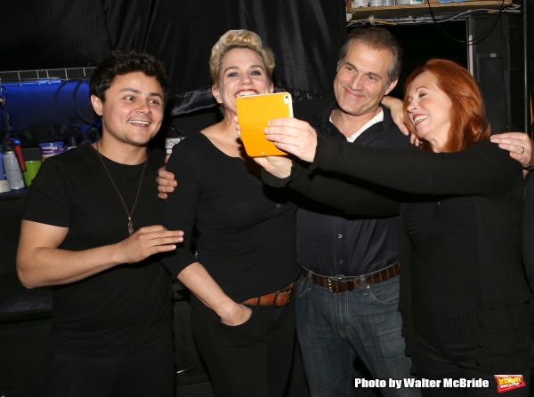 Arturo Ruiz, Cady Huffman, Marc Kudisch and Carolee Carmello  Photo