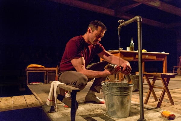 Photo Flash: First Look at Hugh Jackman, Laura Donnelly and Cush Jumbo in THE RIVER on Broadway! Image