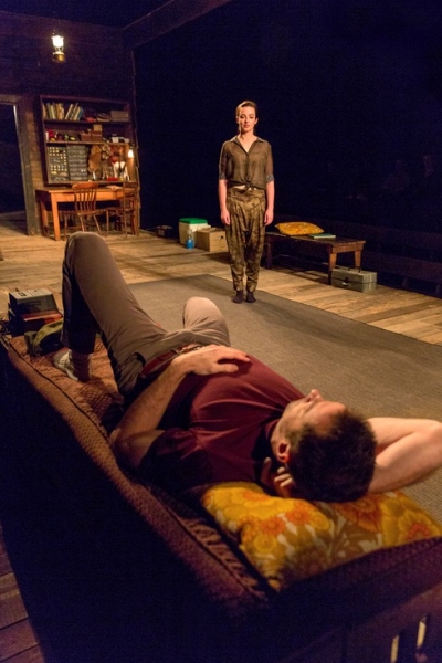 Photo Flash: First Look at Hugh Jackman, Laura Donnelly and Cush Jumbo in THE RIVER on Broadway! Image