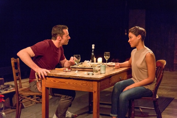 Photo Flash: First Look at Hugh Jackman, Laura Donnelly and Cush Jumbo in THE RIVER on Broadway! Image