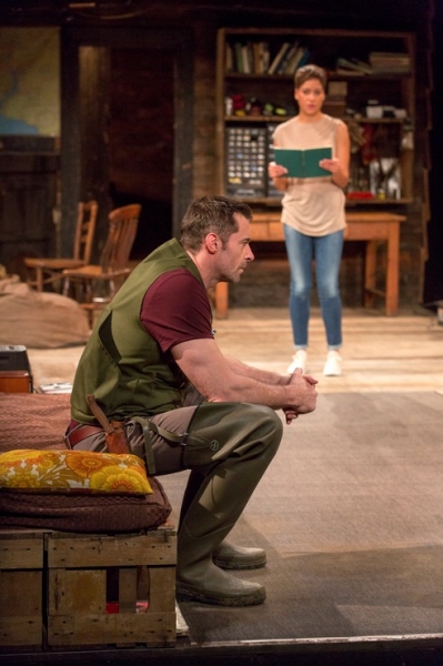 Photo Flash: First Look at Hugh Jackman, Laura Donnelly and Cush Jumbo in THE RIVER on Broadway! Image