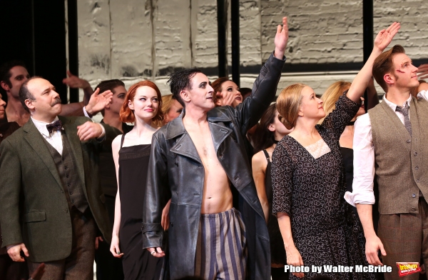 Photo Coverage: Willkommen! A Stunning Emma Stone Debuts in CABARET  Image
