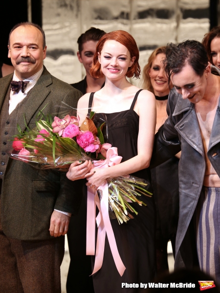 Photo Coverage: Willkommen! A Stunning Emma Stone Debuts in CABARET  Image