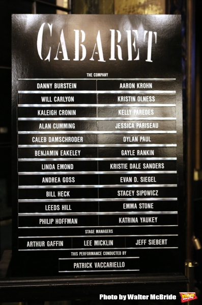 Photo Coverage: Willkommen! A Stunning Emma Stone Debuts in CABARET  Image