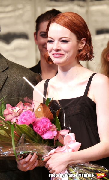 Photo Coverage: Willkommen! A Stunning Emma Stone Debuts in CABARET  Image