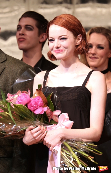 Photo Coverage: Willkommen! A Stunning Emma Stone Debuts in CABARET  Image