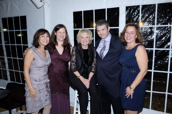 Christine Ebersole with Landmark on Main Street staff members, Beth Eule, Sharon Maie Photo