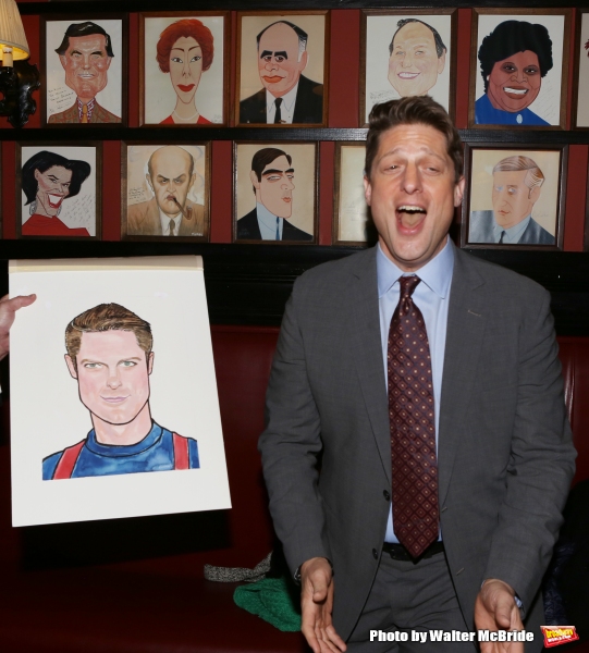 Photo Coverage: Christopher Sieber Gets Honored with  Sardi's Caricature 