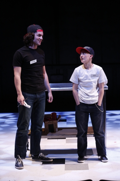 James Scully as Dylan Klebold and Em Grosland as Eric Harris Photo