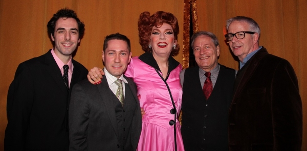 Associate Producer Chris Dieman, producer Joseph A. Berger, Lypsinka, Gerald Herman a Photo