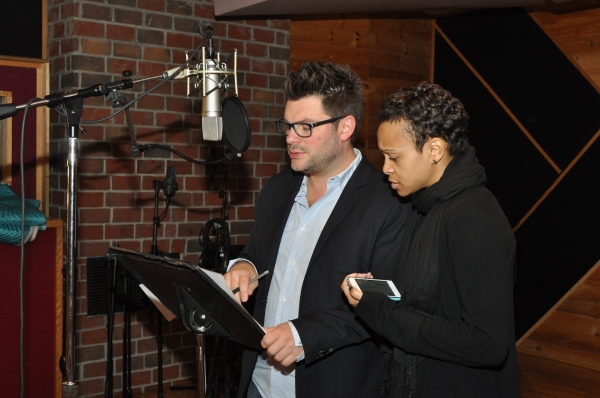Exclusive Photo Coverage: In the Recording Studio with PIPPIN Cast for Carols For A Cure! Image