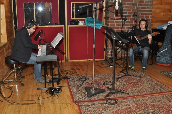 Exclusive Photo Coverage: In the Recording Studio with PIPPIN Cast for Carols For A Cure! Image
