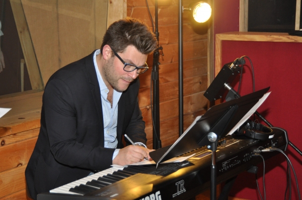 Exclusive Photo Coverage: In the Recording Studio with PIPPIN Cast for Carols For A Cure! Image