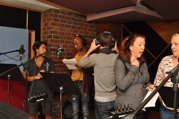 Exclusive Photo Coverage: KINKY BOOTS Company Gets in the Holiday Spirit for Carols For A Cure!  Image