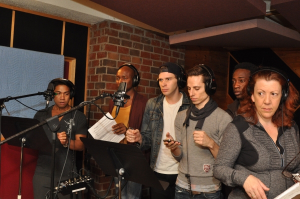 Exclusive Photo Coverage: KINKY BOOTS Company Gets in the Holiday Spirit for Carols For A Cure!  Image